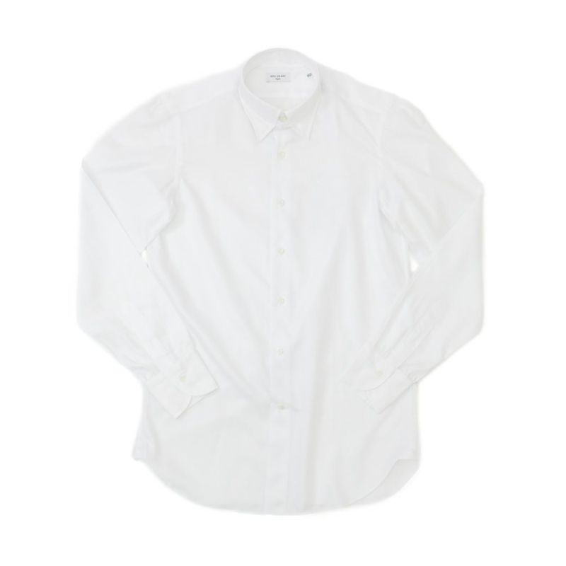 RING JACKET Napoli レギュラーカラーシャツ ホワイト無地