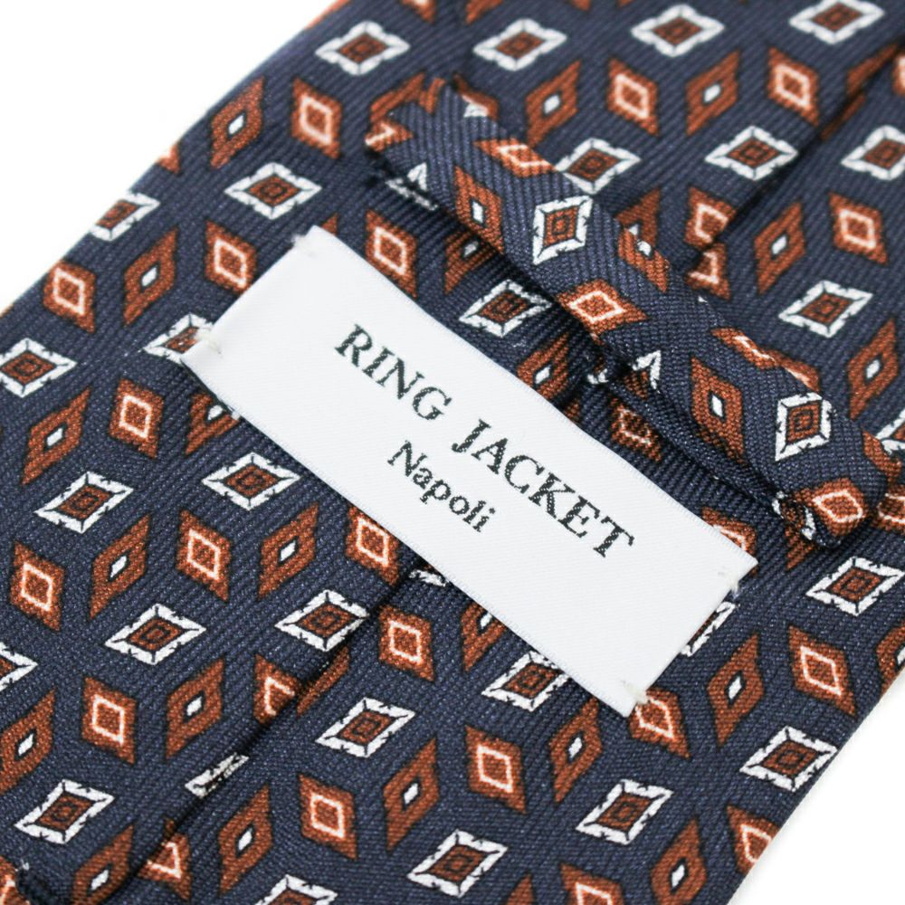 HARU　RINGJACKET Napoli / プリントタイ2本 RINGJACKET Napoli スフォデラータ プリントタイ | RING JACKET