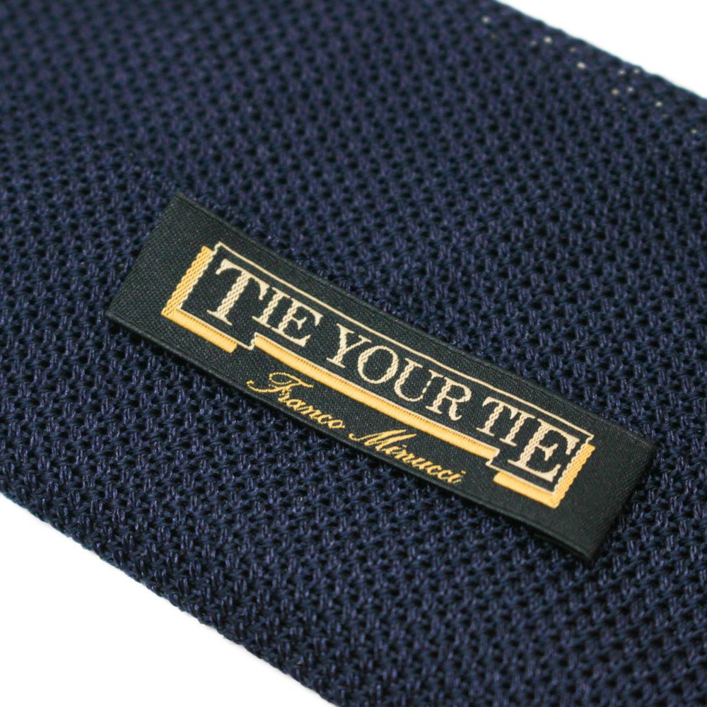 TIE YOUR TIE タイユアタイ シルク ソリッドタイ セッテピエゲ