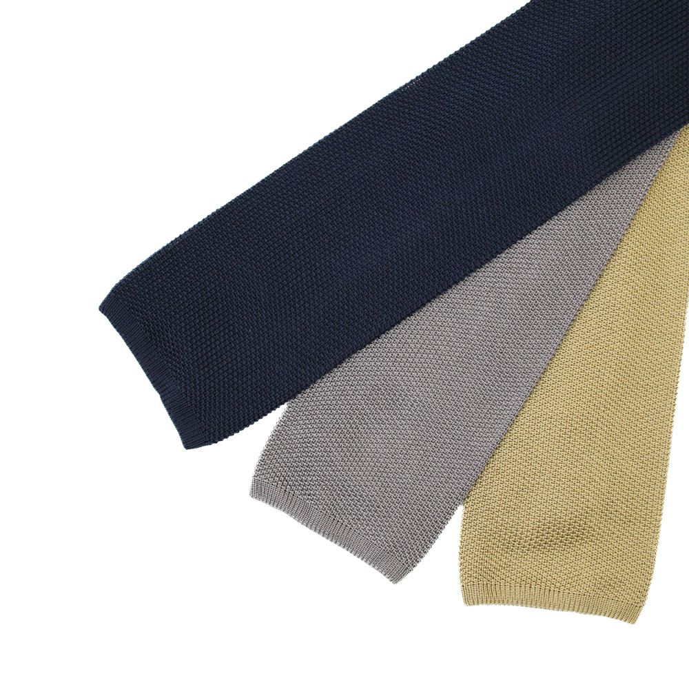RING JACKET Napoli シルクソリッドニットタイ | RING JACKET