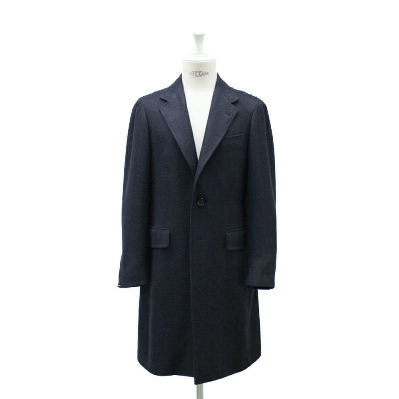 カシミヤ ポロコート ネイビー Model RC-74 | RING JACKET MEISTER ONLINE STORE