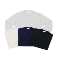 エディフィス Tollegno 1900 エクストラファインメリノウールセーター スーパーエクストラファインメリノウール クルーネックセーター 4