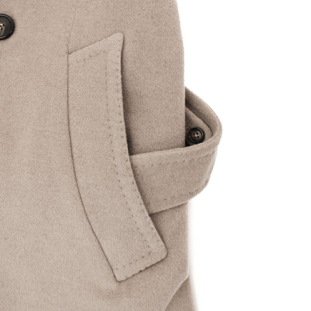 RING JACKET リングヂャケット　ベルテッドコート　グレージュ44 ベルテッド コート グレージュ | RING JACKET MEISTER ONLINE STORE