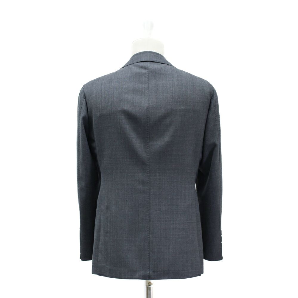 【美品】リングヂャケット　テーラードジャケット　グレー　ウール100%　S位 RING JACKET OUTLET
