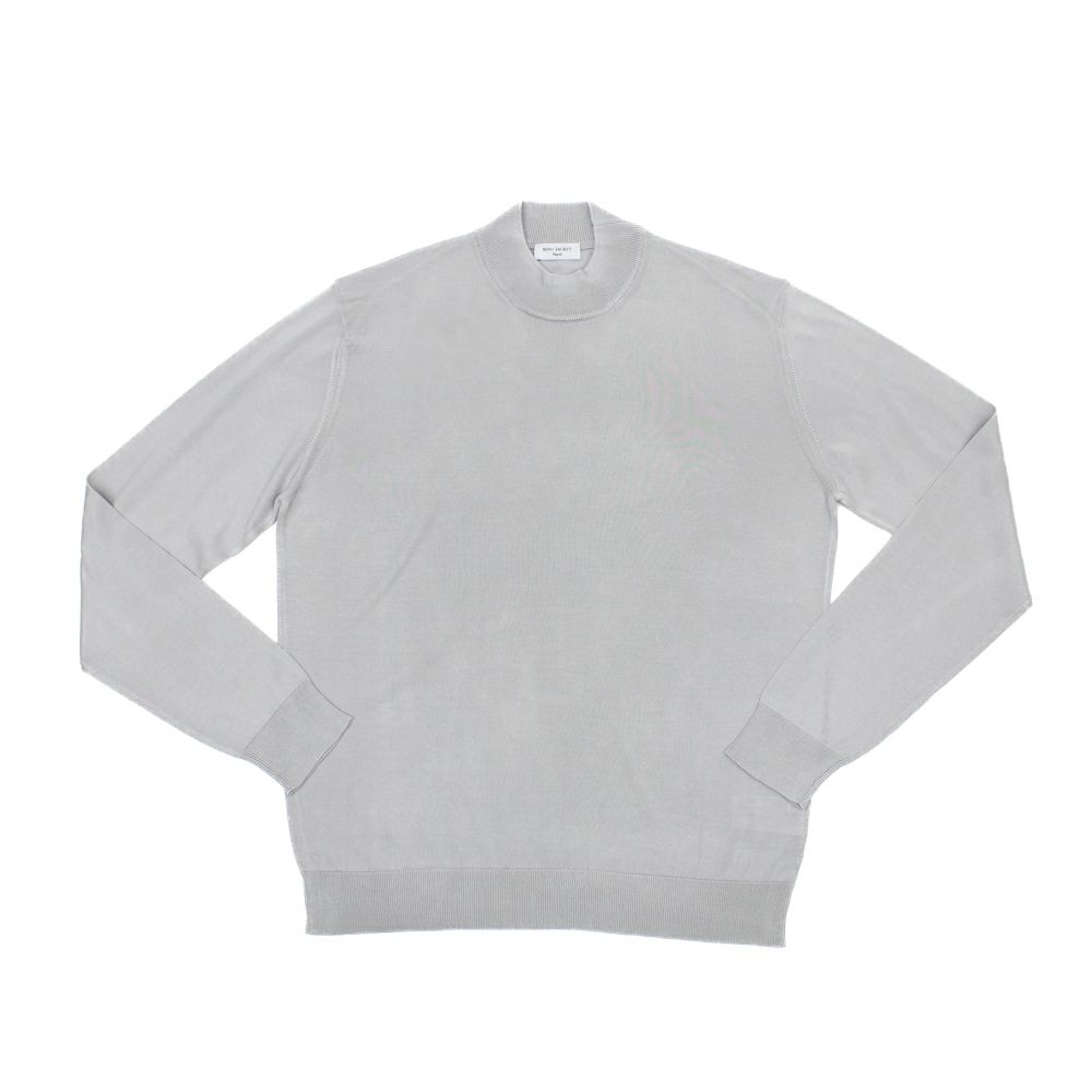 ハイゲージ モックネック シルクセーター 全3色 | RING JACKET