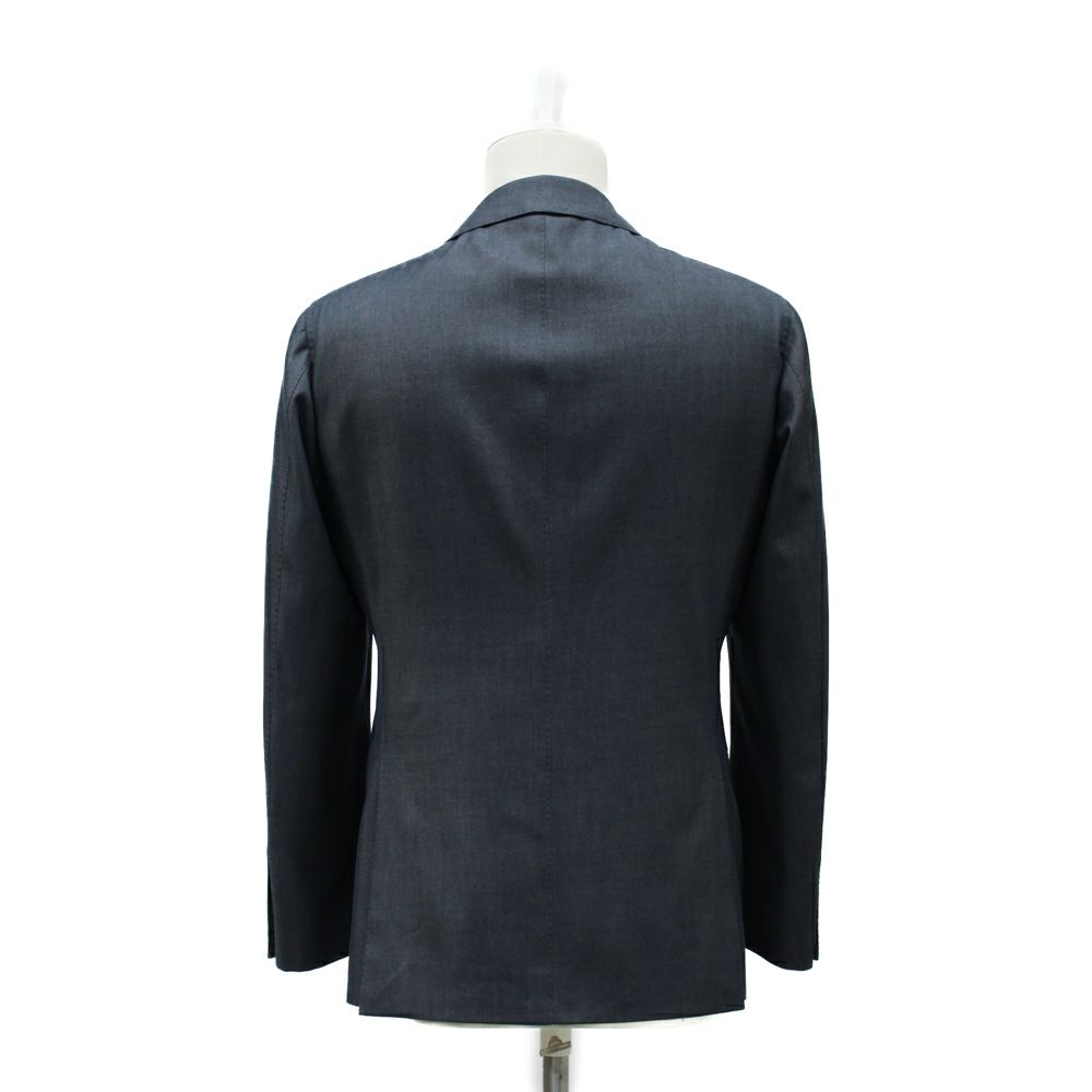 RING JACKET ネイビーウールコート　44 RING JACKET MEISTER カシミヤ3Bジャケット【ブルー/無地】Model