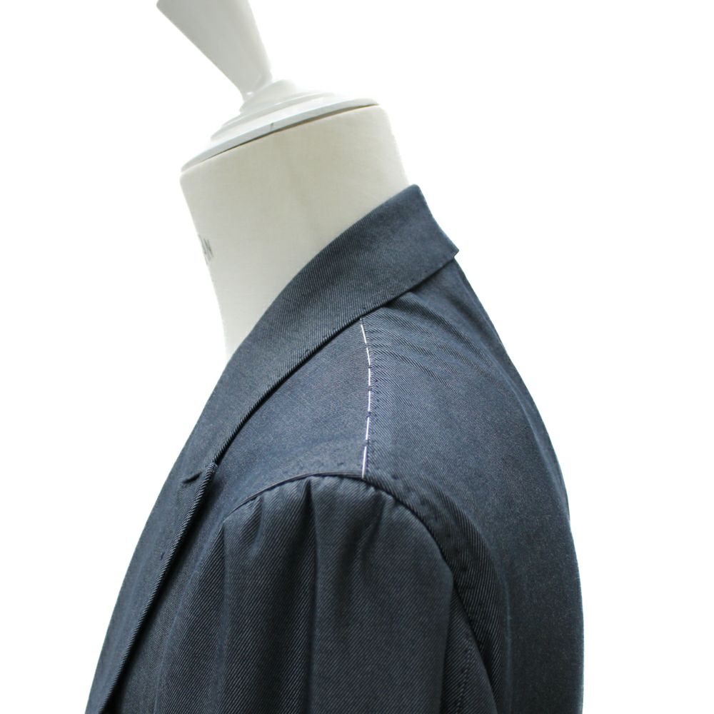 コットン×ウール×カシミヤ ネイビースーツ NO-307 S-190 | RING
