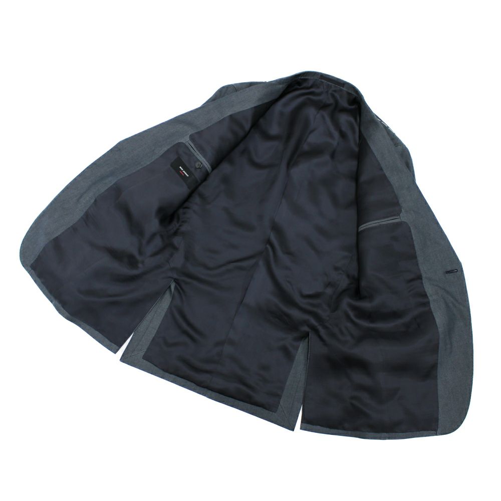 I0487S 新品 EPOCA UOMO ストール ネイビー タイダイ セットアップ】ナチュラルストレッチウールジャケット