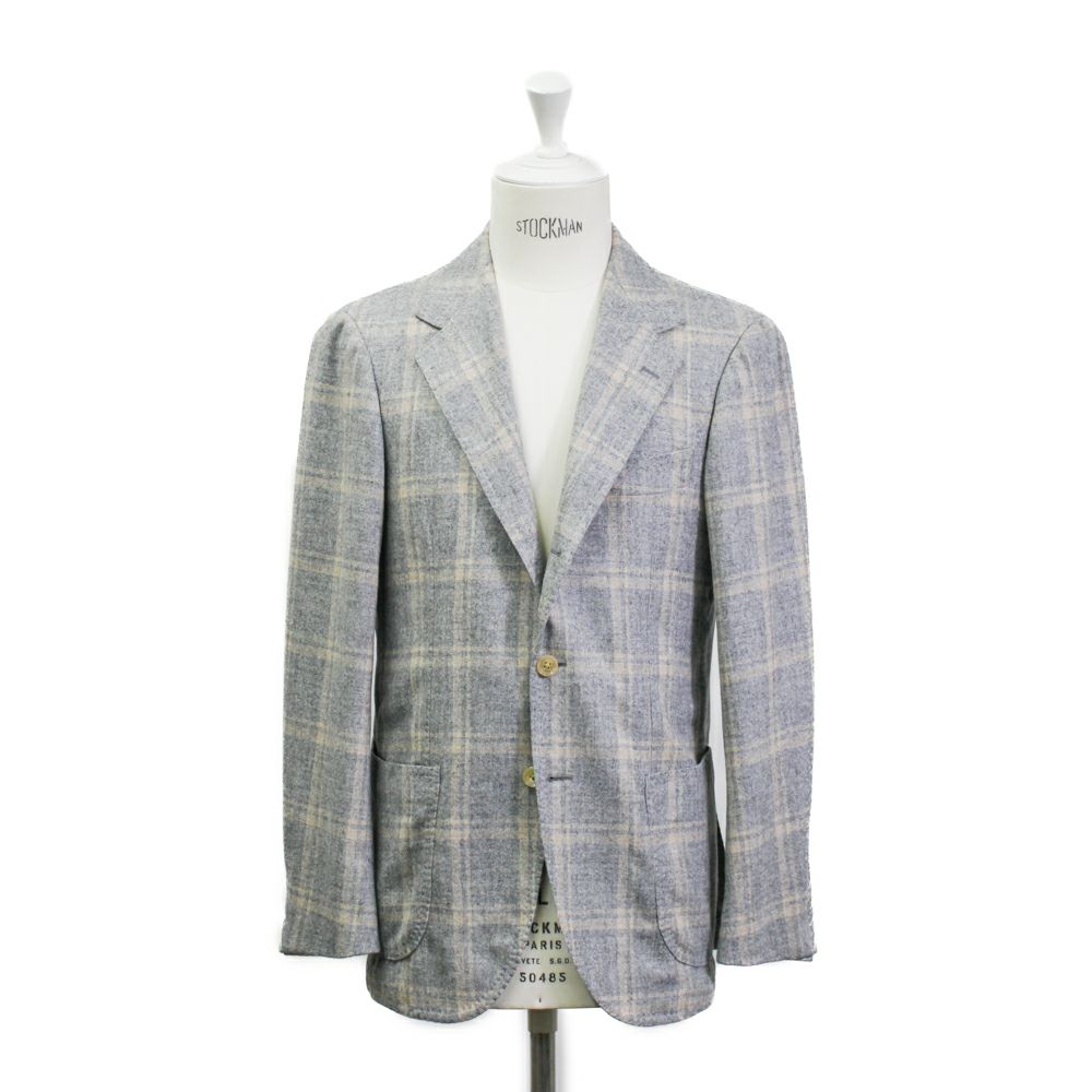 ベビーアルパカ混 ライトグレージャケット No-286 | RING JACKET