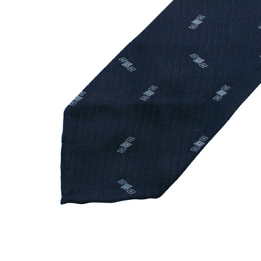 TIE YOUR TIE ダークブルー ウールネクタイ メンズ