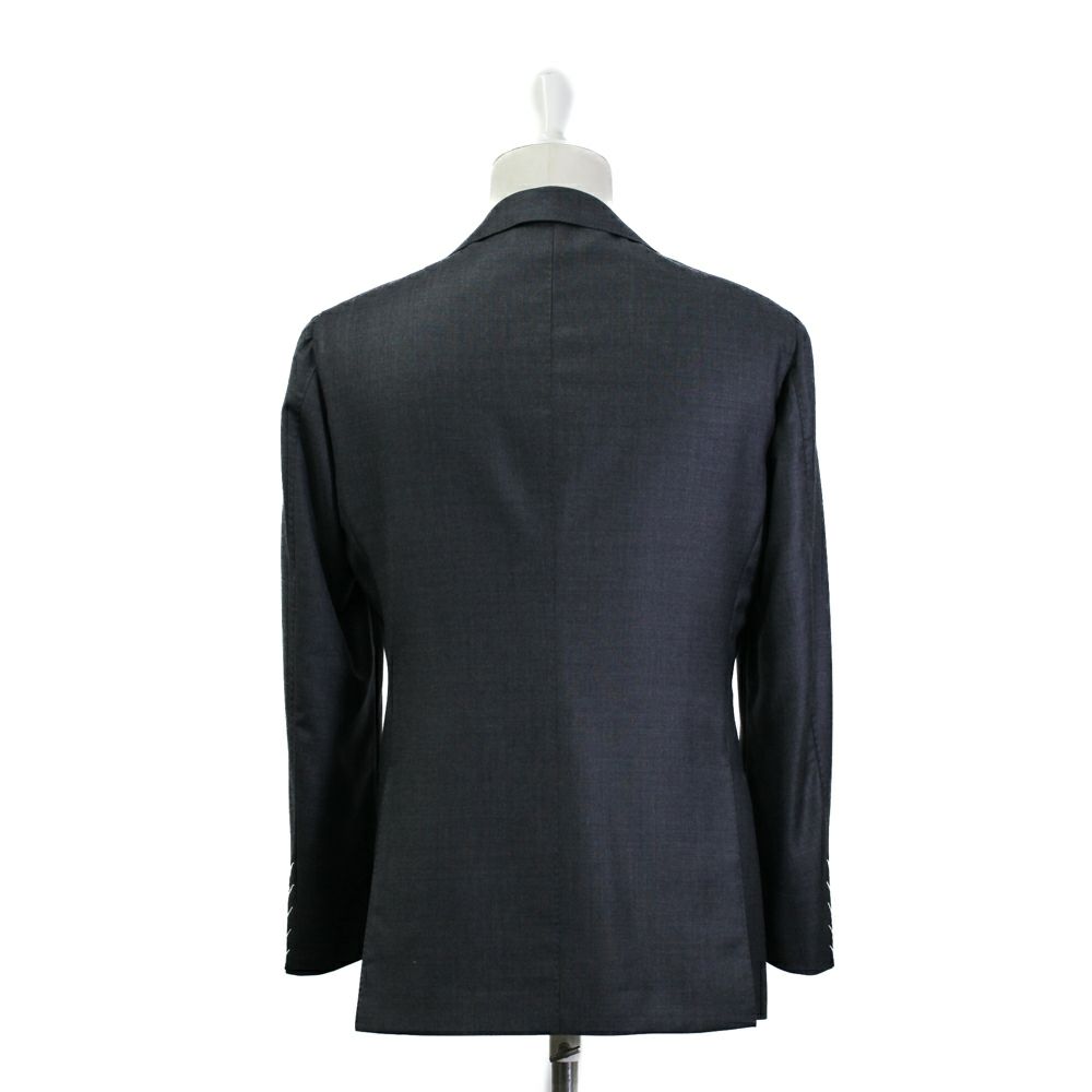 スーパーエクストラファインメリノウール チャコールグレースーツ