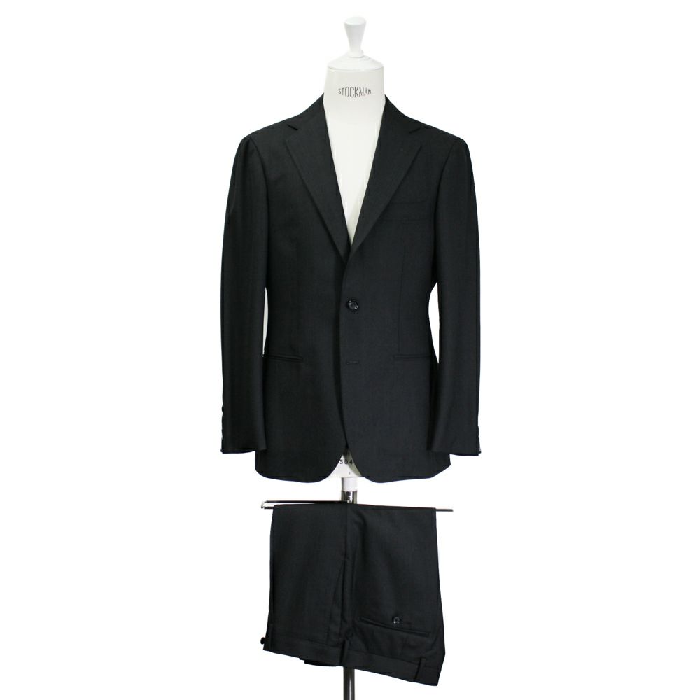 【SONIA RYKIEL】ウール　パンツスーツ　ダークグレー 00s Sonia Rykiel Buckled Wool Pants | M - Lucky Vintage