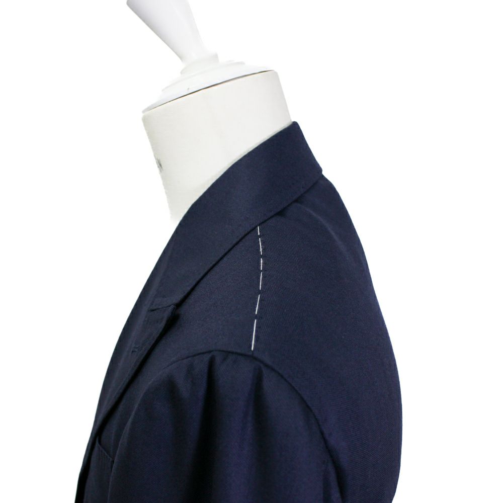 エ*モ様 【新品】PT01　GENTLEMAN　2p　ウールリネン　ネイビー　4 4 Colors Chambray Washable Wool Prime-Over Tailored Jacket