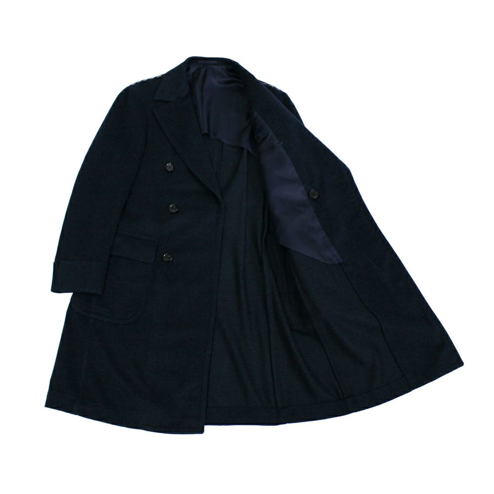 RING JACKET ネイビーウールコート　44 RING JACKET OUTLET