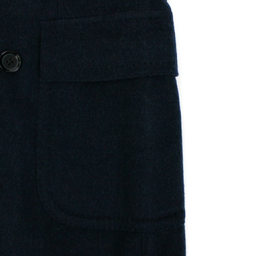 カシミヤ ネイビーポロコート RC-74 | RING JACKET MEISTER ONLINE STORE