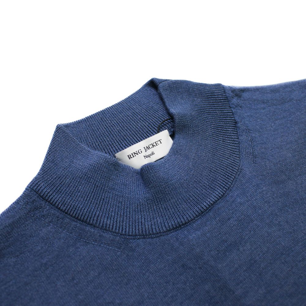 RING JACKET Napoliリングヂャケットナポリ カシミアモックネック