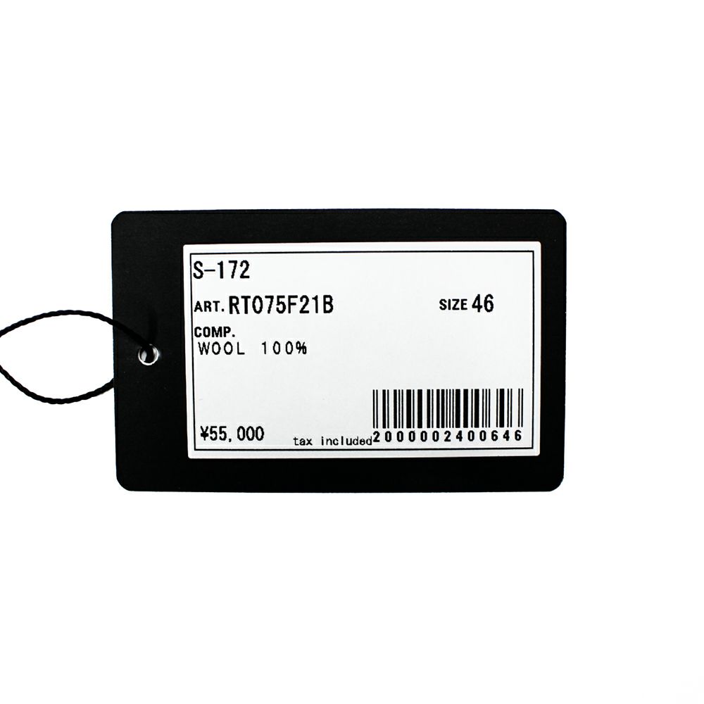 スーパー120's サクソニー 1プリーツスラックス S-172 | RING JACKET