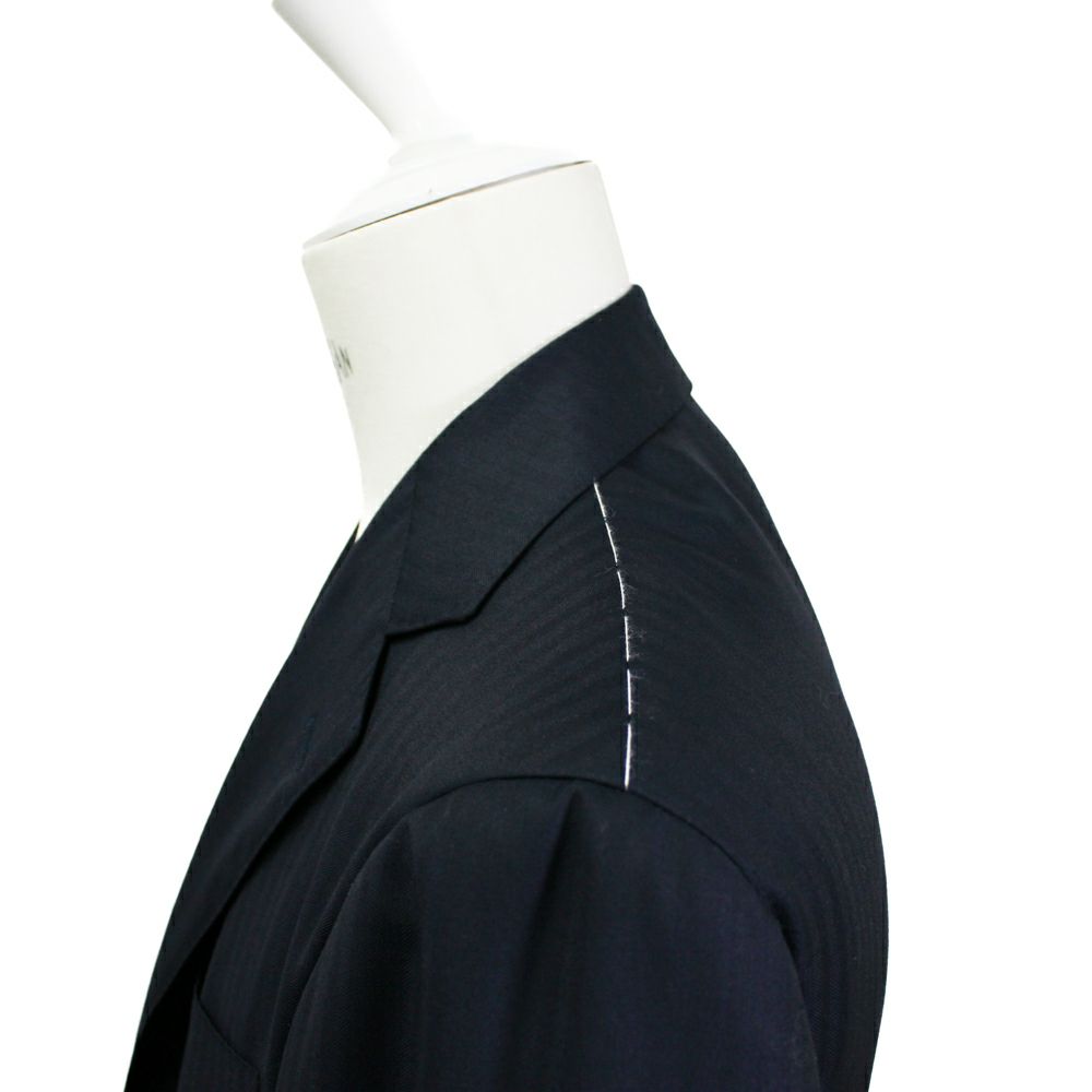 スーパー 110'sヘリンボーン ネイビースーツ | RING JACKET