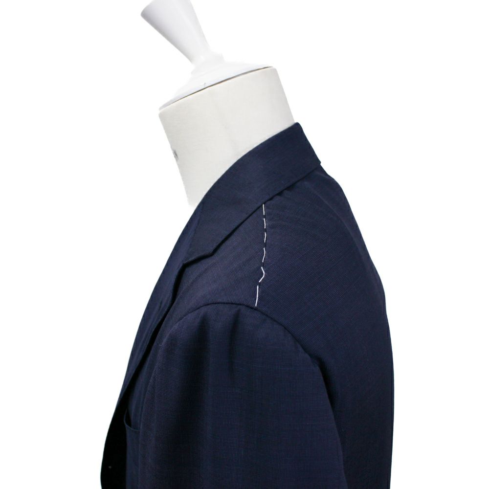【新品】リングヂャケットマイスター　ネイビーコットンスーツ 48 スーパー110's ネイビースーツ | RING JACKET MEISTER ONLINE STORE