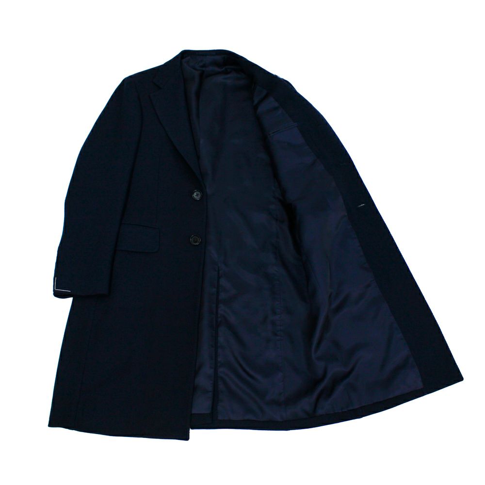 4PLY CAVALRY TWILL ネイビーチェスターコート RC-75 | RING