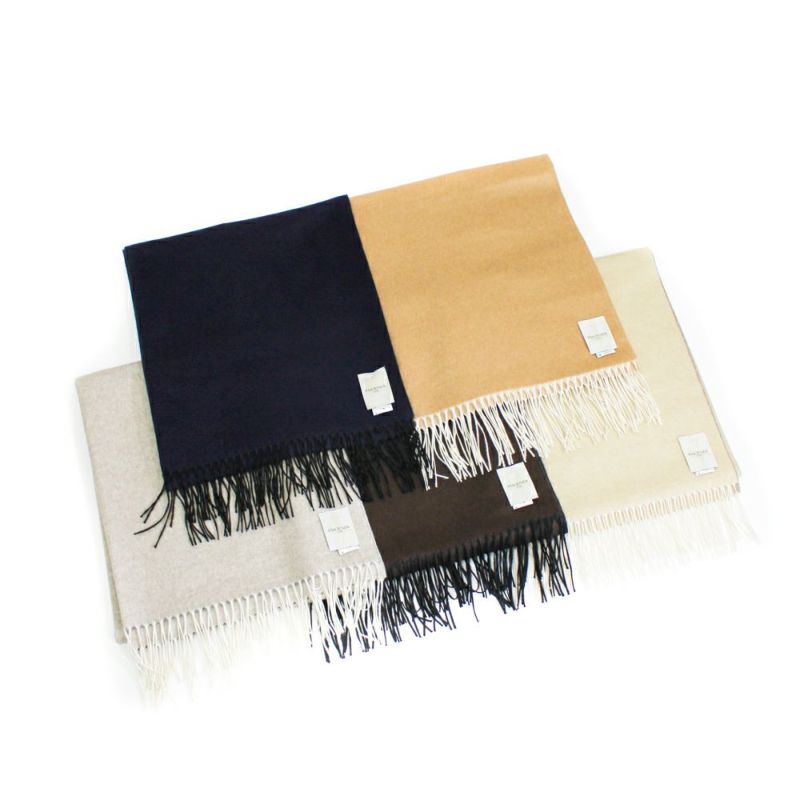 PIACENZA ピアチェンツァ MIRROR シルク・カシミヤ ダブルフェイス