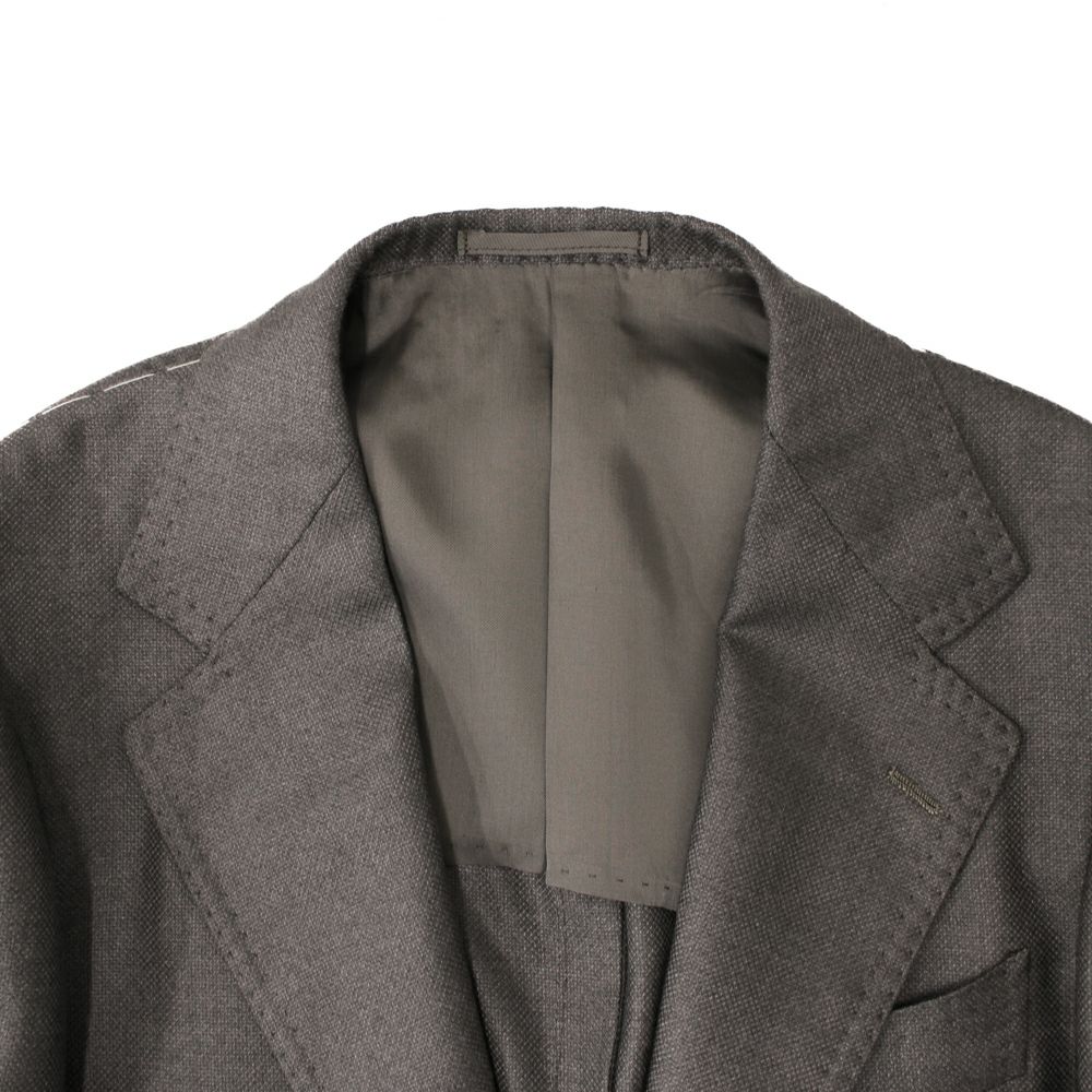 カシミヤ×シルク グレージュジャケットNo-316 | RING JACKET MEISTER