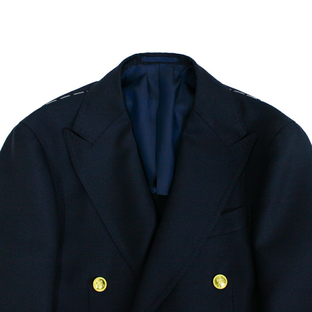 モヘヤ×ウール ネイビージャケット No-296 | RING JACKET MEISTER