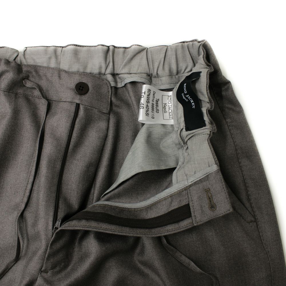 エフォートレス グレージュスラックス | RING JACKET MEISTER ONLINE STORE
