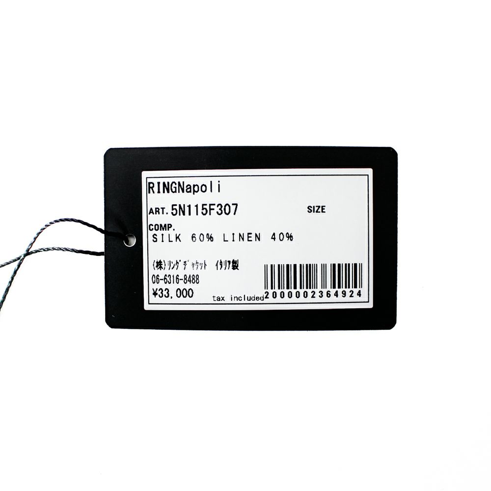 RING JACKET Napoli スフォデラータ シルクリネンタイ | RING JACKET
